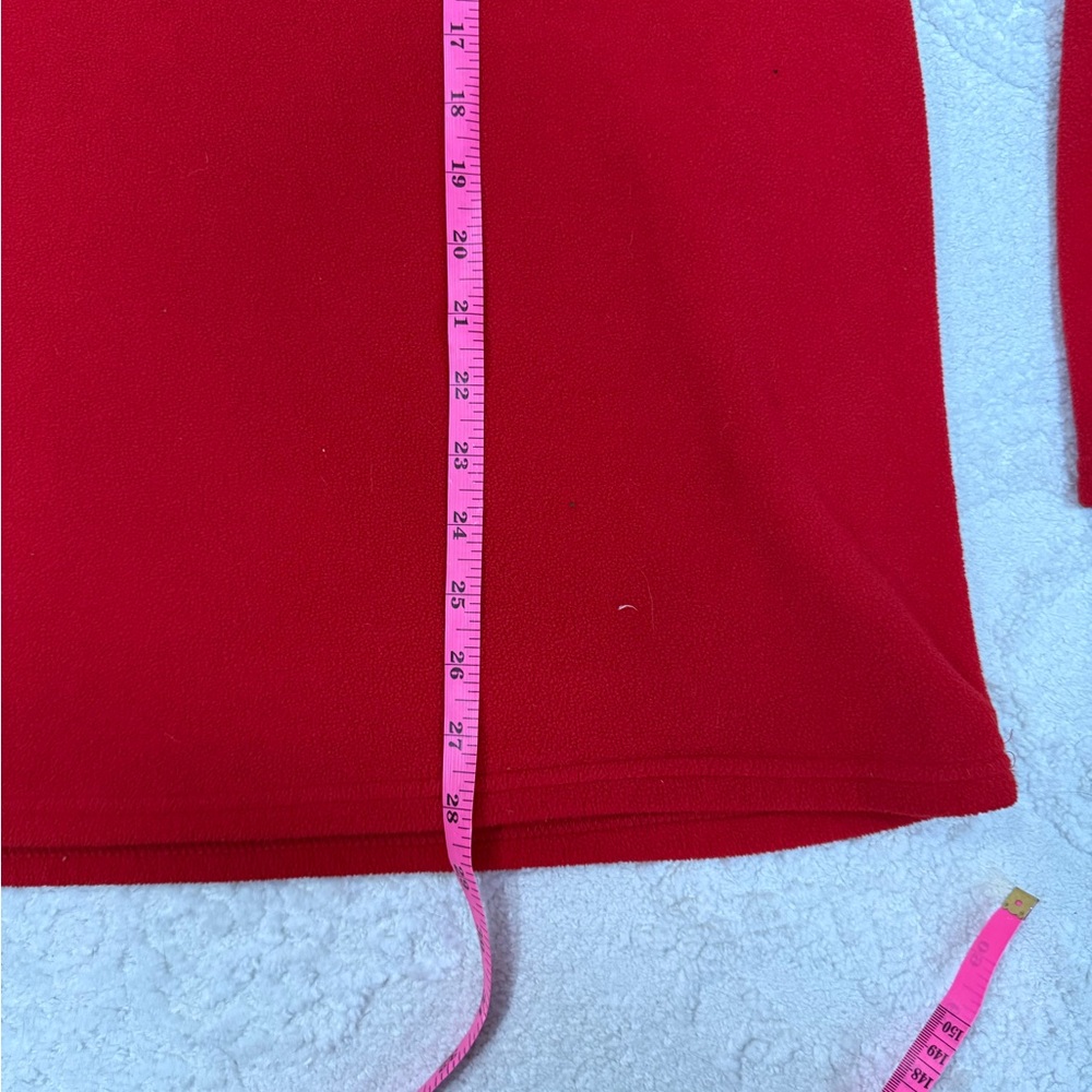 Disney Grumpy 7 Dwarfs Fleece‎ Quarter Zip Red XL Snow White Graphic - Picture 7 of 7